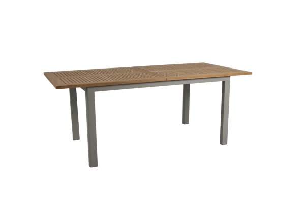 Lyon matbord 194/252x92 H76 cm khaki/teak Brafab