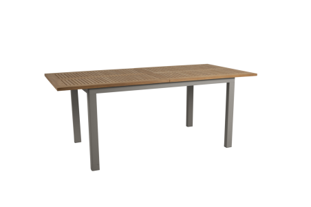 Lyon matbord 194/252x92 H76 cm khaki/teak Brafab