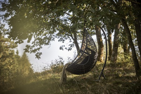 Droppen hängstol grå Hillerstorp