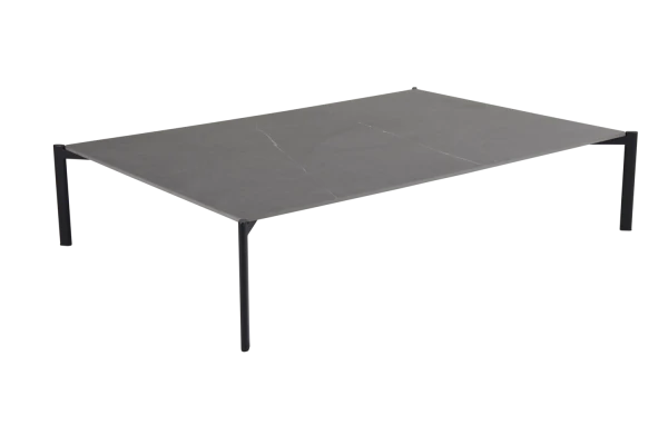 Hallavara soffbord 162x112xH35 cm svart Brafab