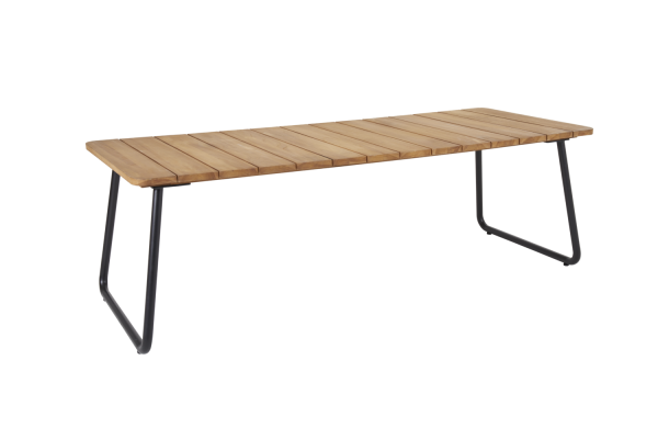 Nolli matbord 175x90 H73 svart/teak Brafab