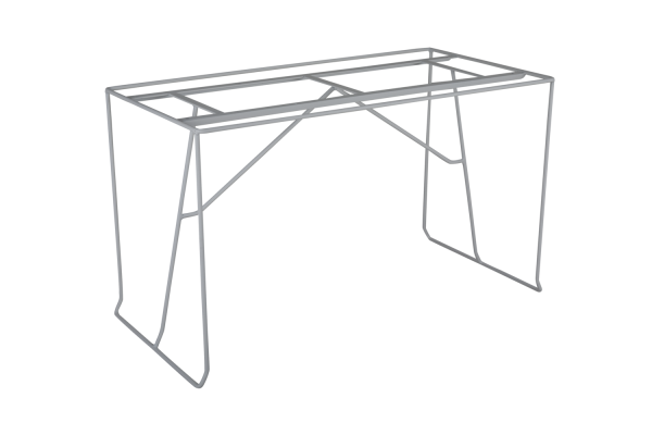 Sinarp bordsstativ 70x125 H72 cm galvaniserad Brafab