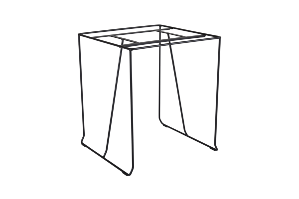 Sinarp bordsstativ 62x62 H72 cm svart Brafab