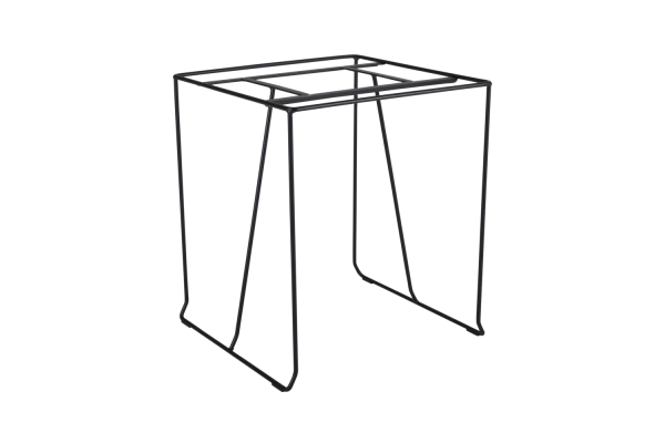 Sinarp bordsstativ 62x62 H72 cm svart Brafab