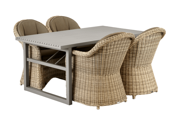 Vevi matbord 160x90 H73 cm khaki Brafab