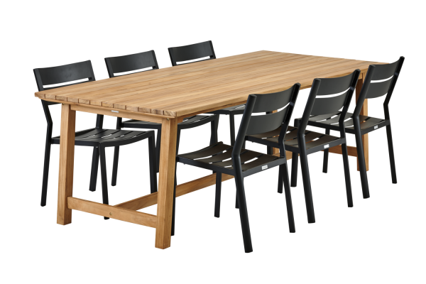 Keros matbord 230x100xH73 cm  Brafab