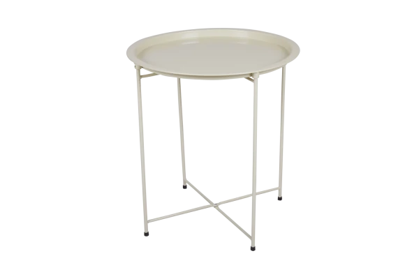 Sangro sidobord Ø46 H52 cm beige Brafab