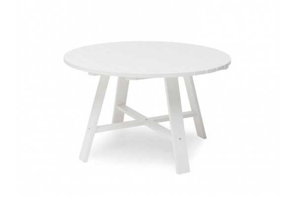 Läckö bord Ø120 cm vit Hillerstorp