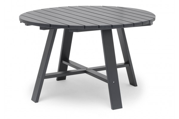 Läckö bord Ø120 cm orkangrå Hillerstorp