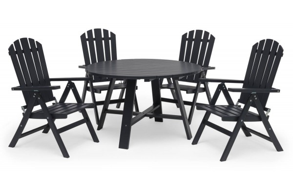 Läckö bord Ø120 cm grå Hillerstorp