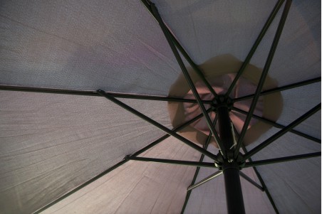Parasoll 300 cm brun Hillerstorp