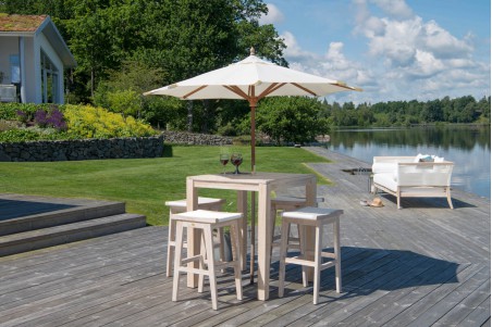 Wellington barstol teak Hillerstorp