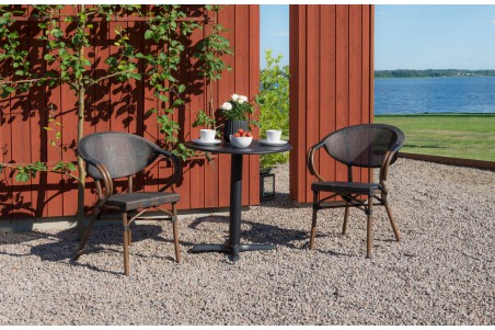 Äppelhed caféstol brun Hillerstorp