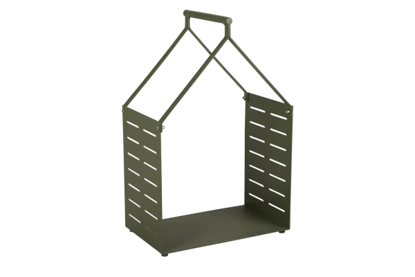 Belfort vedkorg moss green Brafab