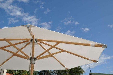 Lyon parasoll Ø300 cm natur Fritab