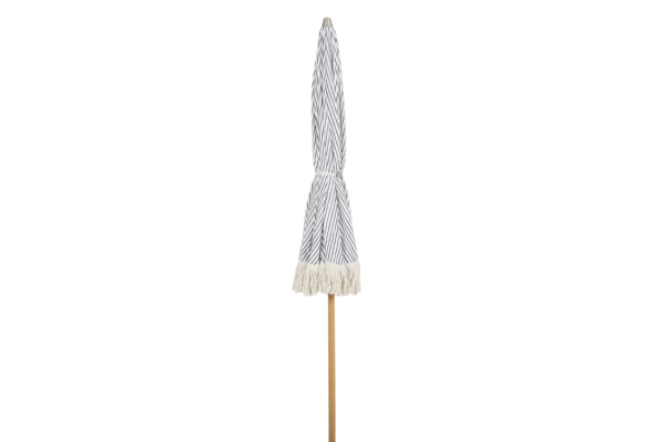 Gatsby parasoll Ø180 cm grey stripe Brafab