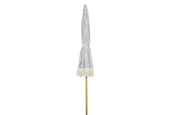 Gatsby parasoll Ø180 cm grey stripe Brafab