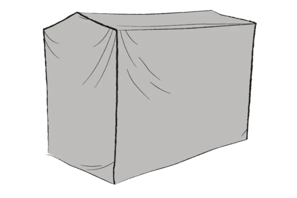 Hammockskydd 205x130x160 cm grå Brafab