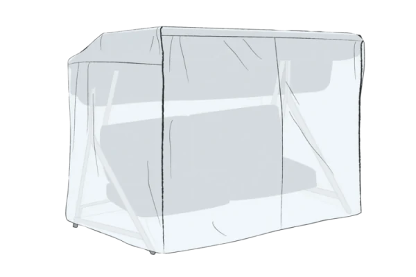 Möbelskydd hammock 205x130x160 cm transparent Brafab