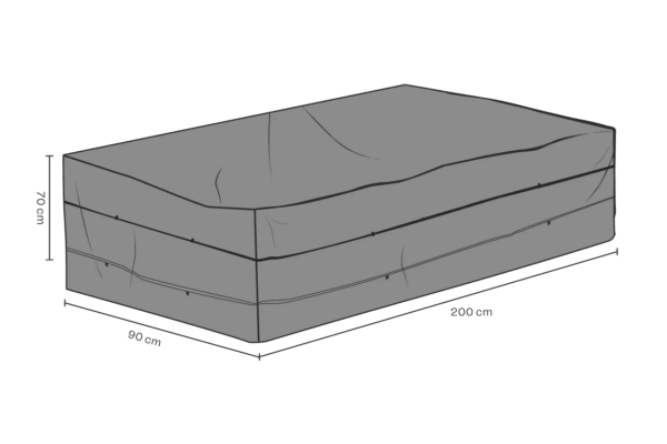 Möbelskydd soffa 200x90x70 cm svart - andas Brafab