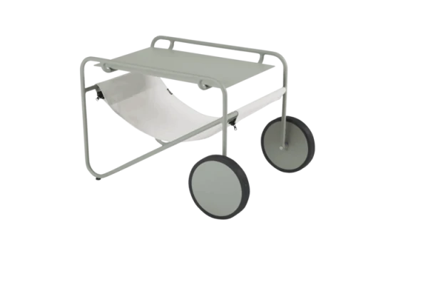 Poul Table sidobord dusty green/off-white Brafab