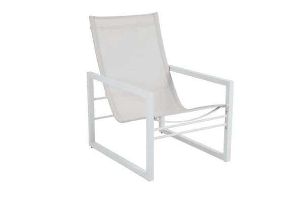 Vevi fåtölj vit/off-white Brafab