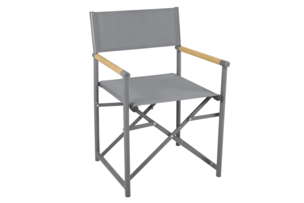 Zand matstol antracit/teak Brafab