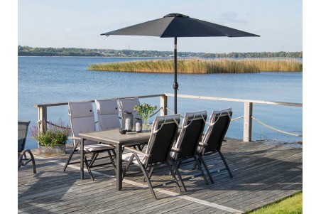 Parasoll 300 cm svart Hillerstorp