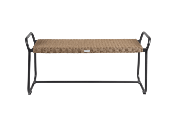 Midway bänk 110 cm svart/natur Brafab