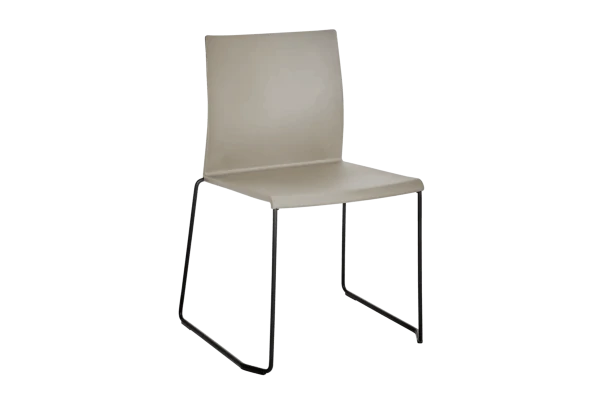 Artesia matstol mineral grey/svart Brafab