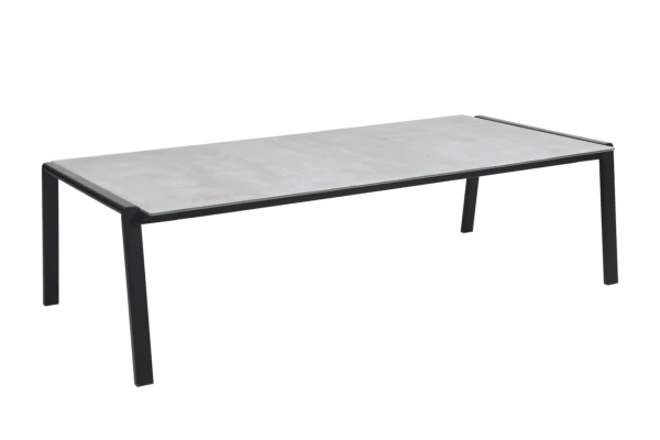 Lyra soffbord svart/sand 140x75 cm Brafab