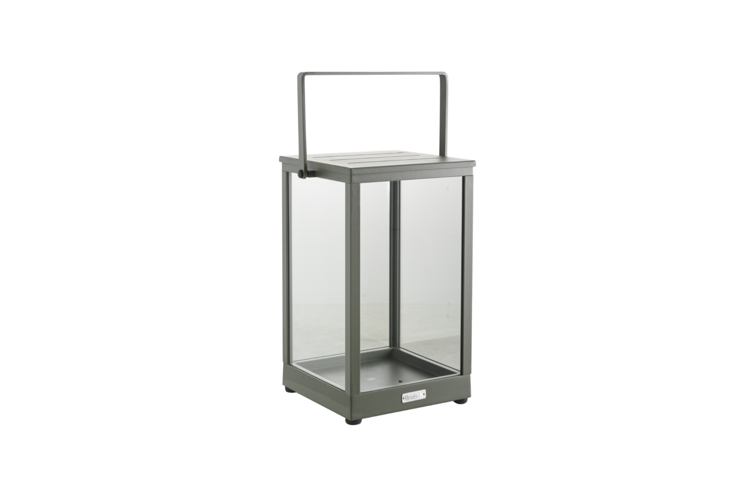 Belfort ljuslykta 27x27 cm nordic green Brafab