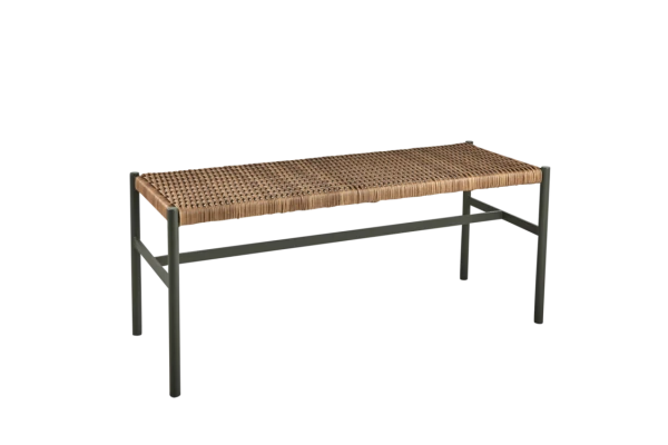 DK bänk nordic green/natur Brafab