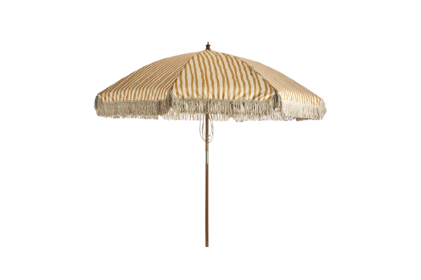 Gatsby parasoll Ø180 cm yellow stripe Brafab