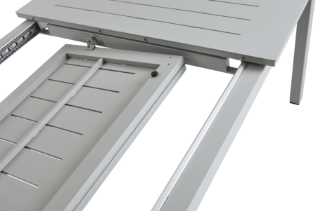 Lomma XL matbord 260/380x100x73 cm light grey Brafab