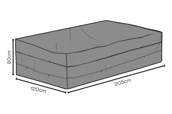 Möbelskydd matgrupp 205x120x80 cm svart - andas Brafab
