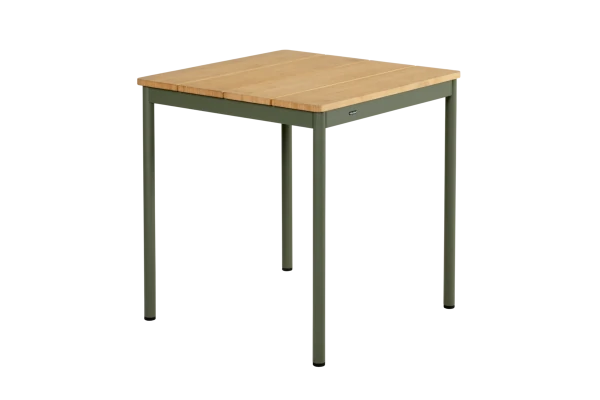 Nox cafébord 69x69x73 cm nordic green/bambu Brafab