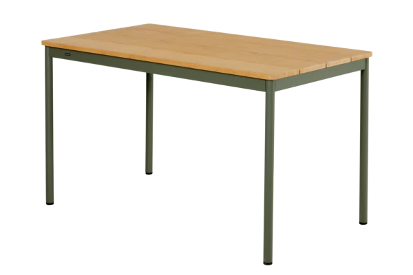 Nox cafébord 125x70x73 cm nordic green/bambu Brafab