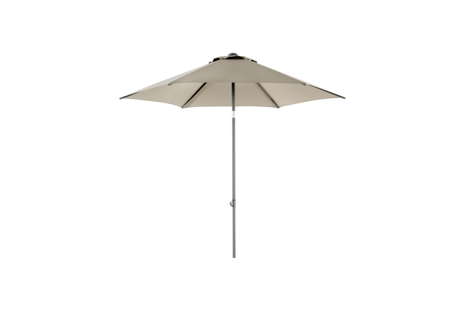 Poppi parasoll Ø250 cm taupe Brafab Poppi parasoll Ø250 cm taupe Brafab