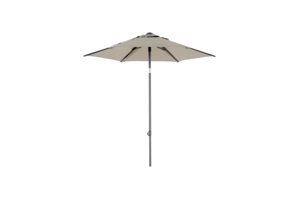 Poppi parasoll Ø200 cm taupe Brafab
