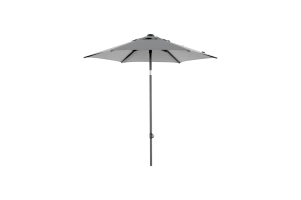 Poppi parasoll Ø200 cm antracit/grå Brafab