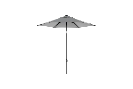 Poppi parasoll Ø200 cm antracit/grå Brafab