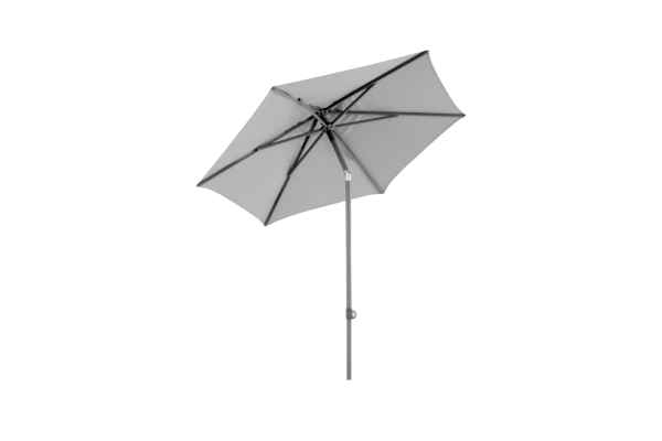 Poppi parasoll Ø200 cm antracit/grå Brafab