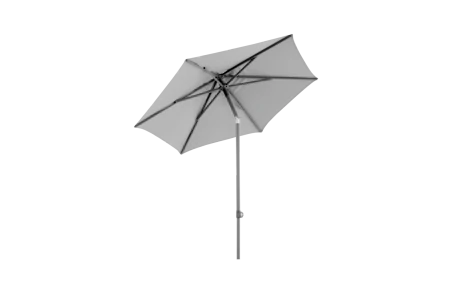 Poppi parasoll Ø200 cm antracit/grå Brafab
