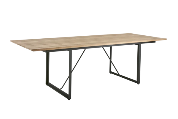 Shad matbord 240x90x73 cm antracit/teak Brafab