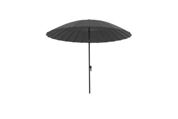 Shanghai parasoll Ø270 H251 cm antracit/grå Brafab