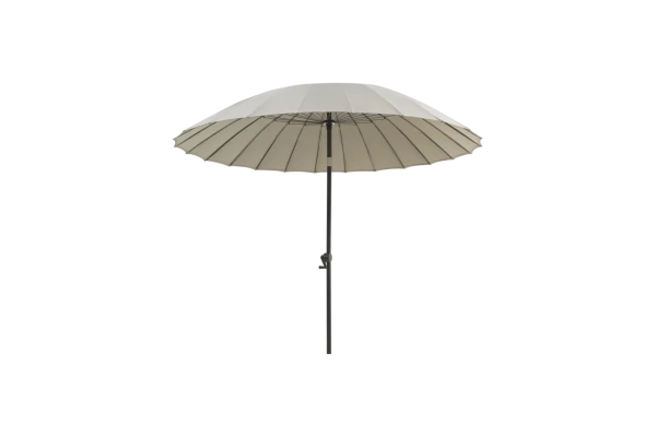 Shanghai parasoll Ø250 H251 cm antracit/khaki Brafab