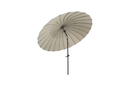 Shanghai parasoll Ø270 H251 cm antracit/khaki Brafab