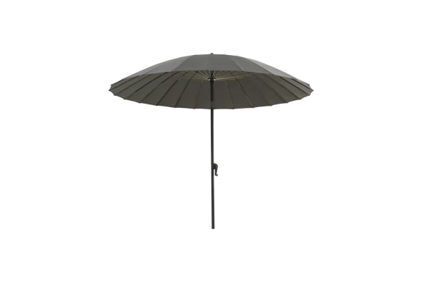 Shanghai parasoll Ø250 H251 cm aluminium/grå Brafab