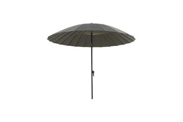 Shanghai parasoll Ø270 H251 cm aluminium/grå Brafab
